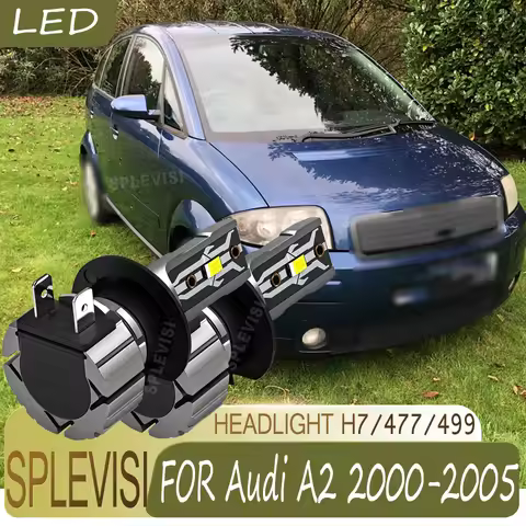 Improves Driving Safety Powerful LED Headlight Secure Fit See Further React Earlier For Audi A2 2000