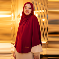 Shopia Bergo Persian Red Polos Mandjha Ivan Gunawan Daily Hijab Instan Premium Japanese Yarn No KW