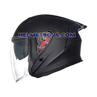 SG SELLER 🇸🇬 PSB APPROVED TRAX TZ301 Motorcycle sunvisor helmet MATT BLACK