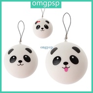 OMG Cute Panda Squishy Steamed Bun Bag Phone Pendant Lanyard Keychain Kid Toy