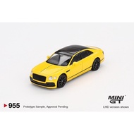 MINI GT 1/64 #955 BENTLEY FLYING SPUR MONACO YELLOW