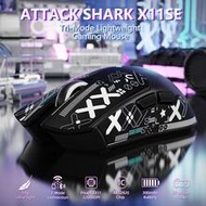 ATTACK SHARK X11SE Lightweight Wireless Gaming Mouse, 59g Tri-Mode BT/2.4G Wireless/Wired Gaming Mou