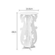 กระถางดอกไม้ ขาตั้งกระถางต้นไม้ กระถางพลาสติกสีขาวกระถางปลูกต้นไม้  ชั้นวางต้นไม้ วินเทจ  ประณีตทนทา