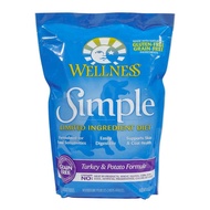 20% OFF+FREE WIPES: Wellness Simple Grain-Free Turkey &amp; Potato Formula Adult Dry Dog Food 26lb