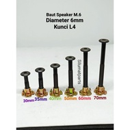 M6 Claw Speaker Bolts 2cm to 7cm Long Claw Speaker Bolts/