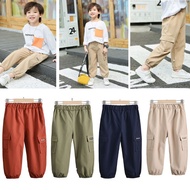 (2m-12years) Cargo Pants Kids Seluar Budak Lelaki Kids Pants Seluar Track Budak Tracksuit Budak Selu