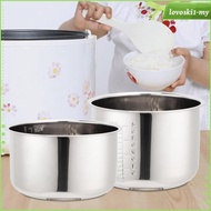 [LovoskibcMY] Inner Pot for Rice Cooker Kitchen Accessories Stainless Steel Cooking Container