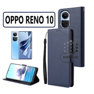Case HP OPPO RENO 10 5G FLIP WALLET LEATHER WALLET LEATHER SOFTCASE PREMIUM FLIP COVER COVER Open Close FLIP CASE OPPO RENO 10 5G