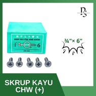 Wood Screw / Wood Screw CHW (+) 3⁄4 inch x 6mm