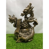 Brass Dragon Statue