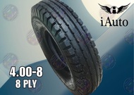 4.00-8 TIRE WITH TUBE FOR BAJAJ RE TVS KING & PIAGGIO (TVS EUROGRIP & IAUTO BRAND)