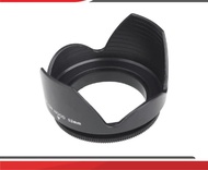 lens hood lensa nikon d3300 d3400 d5200 d5300 canon fix 50mm 52mm