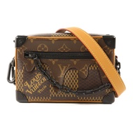 LOUIS VUITTON Damier Giant Ebene × Nigo Mini Soft Trunk肩背袋