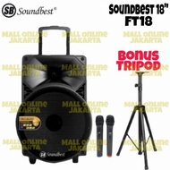 Speaker Aktif Portable SOUNDBEST 18 INCH FT18 Bluetooth aktive FT 18