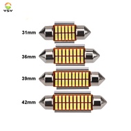 2X C10W C5W LED Canbus Festoon 31mm 36mm 39mm 42mm for car Home Light Read Free White Light Error