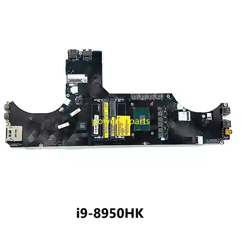 For Dell Precision 7730 Motherboard 01DY8W 0CVMJW DAP20 LA-F601P E-2186M i9-8950HK Cpu On-Board Work