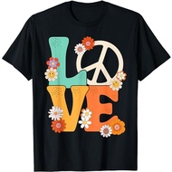 Peace Sign Love 60s 70s Shirts 70s Outfits For Women T-Shirt