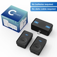 SMATRUL C-Smart Waterproof Doorbell Wireless Self-Powered Door Bell Chime Ring No Battery 58Ring Ton