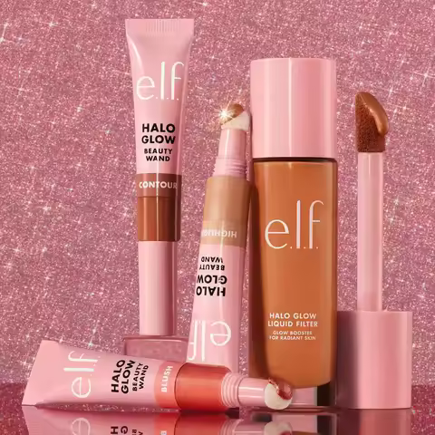 Elf New Cosmetics Lip Gloss Blush Highlighter Contour Stick Cream Lip and Cheek Dual-Use Liquid Blus