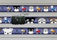 TSA海關密碼鎖行李帶雪納莎犬圖案