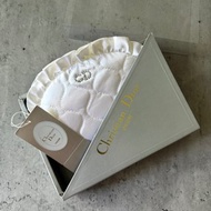 中古未使用品 Christian Dior 迪奧絲質 收納包 化妝包內衣包