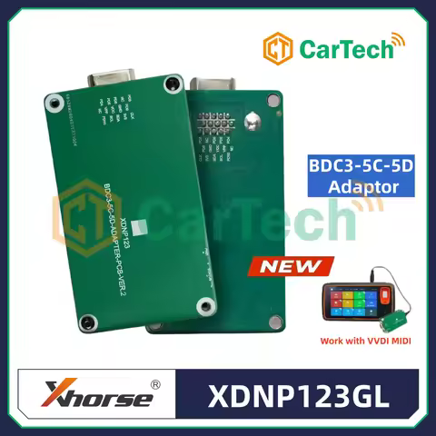 Cartech 2026 NEW Xhorse XDNP123GL BDC3-5C-5D Adapter For KEY TOOL MIDI BMW BDC2 BDC3 VW Audi 5C 5D I