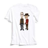 Beavis and Butthead Freddy &amp; Jason 短袖T恤 2色色 癟四與大頭蛋玩翻佛萊迪大戰傑森