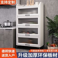 Q🍅Kitchen Shelf New Floor Multi-Layer Multi-Functional Cabinet Liquor Cabinet Cupboard Storage Sideboard Sideboard Cabin