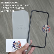 InvisiWarrior IP 17 Pro Max / 17Pro / Air / 17 / 16 Pro Max / 16Pro Borderless Tempered Glass