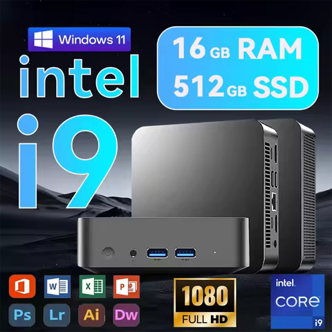 【3-year warranty】2026 New Portable Mini PC Gamer Intel Core i9 10980HK Windows 11 Mini Computer Gami
