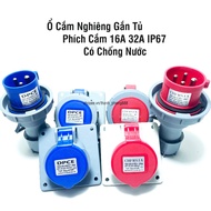 Industrial Plug Cabinet Tilt Socket IP67 IP44 Waterproof