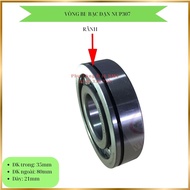 Vòng bi (bạc đạn) NUP307 (192307) - bi cùi thơm 145 HS145 (kích thước F35xF80x21 rãnh phanh bi đũa