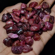batu permata ruby madagaskar ( NO Treatment ) asli natural / batu ruby daging affrika asli / bahan b
