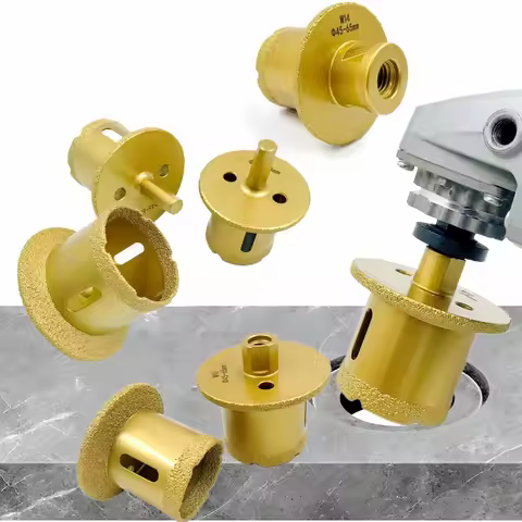 M14/M10 Marble Tiles, Ceramic Tiles, and Washbasins with Vacuum Brazed Hole Drills, Diamond Hole Saw