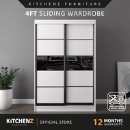 [FREE Shipping & FREE Installation] KitchenZ 4x6Ft Sliding Anti Jump Wardrobe Storage Cabinet