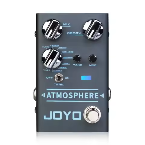JOYO R-14 ATMOSPHERE Digital Reverb Pedal Guitar Bass Effector 9 Reverb Modes Professional Modulatio
