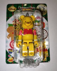 Bearbrick disney 一番賞 christmas xmas #12 Winnie the Pooh Medicom 100% Be@rbrick  （全港港鐵站交收）