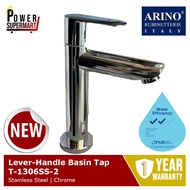 Arino T-1306SS-2 | Lever-Handle Basin Tap | Material: Stainless Steel | Chrome, Gun Metal, Matt Blac