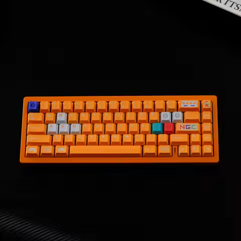 Aifei NGC Orange Keycaps PBT Dye Sublimation Cherry Height for Mechanical Keyboard AULA F75 Mad 60 A