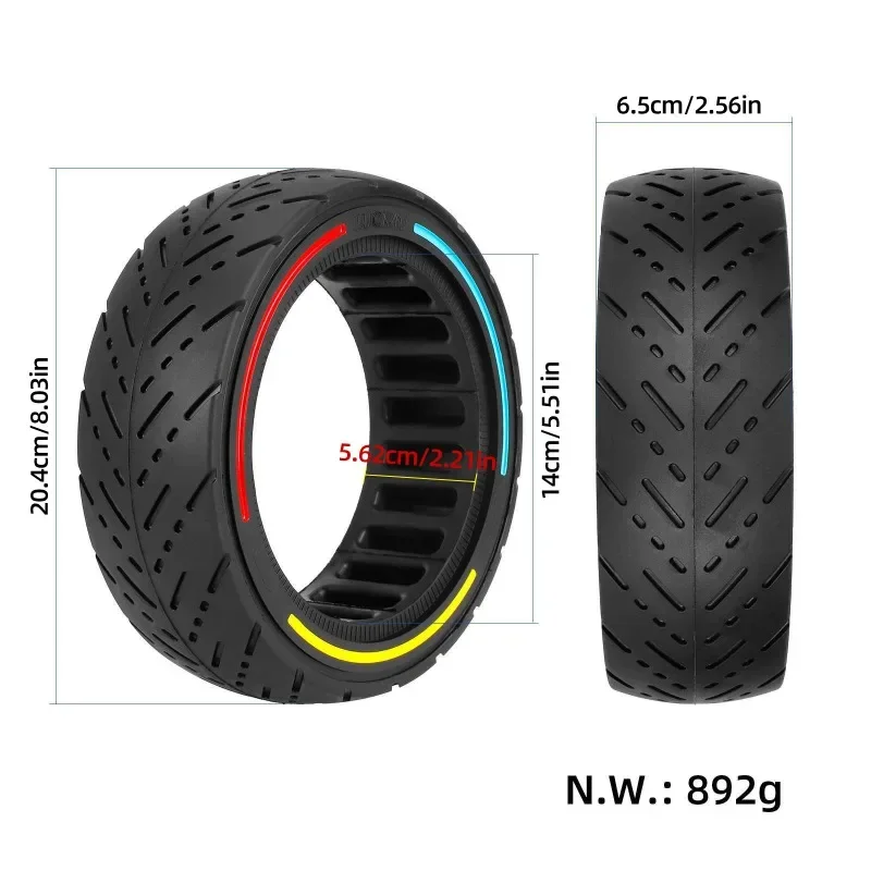 Electric Scooter Solid Tires 8.5*2.5 For Dualtron Mini / Speedway Leger Electric Scooters