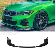 Car Front Bumper Lip Diffuser Spoiler Glossy Black Modification Part For BMW 3 Series G20 G28 2020-2