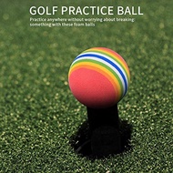 20 Pcs Golf BallsSoft Foam Garden Golf Balls Practice Golf Balls Sponge Rainbow Golf Balls for Indoo