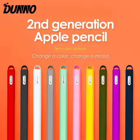 For Apple Pencil 2nd Generation Soft Silicone Holder Apple Pencil Case Pencil Skin iPad Touch Screen