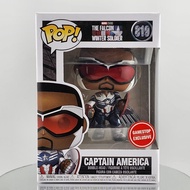 Funko Pop Marvel-Captain America Gamestop Exclusive 819