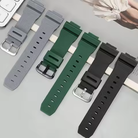 For Casio G-Shock DW5600 DW6900 G5600 G5700 GW-M5610 GW-5000 GM5610 GWX5600 Silicone watch band 16mm