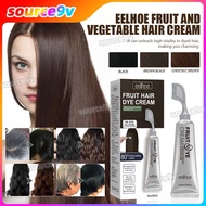 Fruit Hair Dye Cream Plant Extract Hair Dye Essence With Comb Hair Dye Shampoo Botanical Bubble Hair Dye Non-damaging Hair Color sou9v
