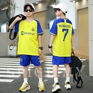 2023 Season Ronaldo Jersey Set Kids Football Uniform/baju bola budak lelaki