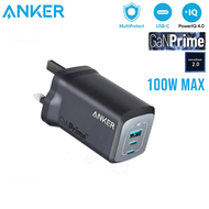 Anker Prime A2343 100W USB C Charger Anker GaN Wall Charger 3-Port Compact Fast PPS Charger