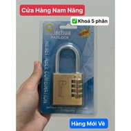 SOLOCK / FIERHUA Premium Brass Digital Lock - 4-Digit Anti-Forgot Code Lock (Size 5 Segments / 6 Seg