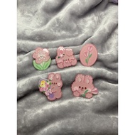 [Y Clip] Cute Rabbit Clip Fringe Clip Glittery Sparkle